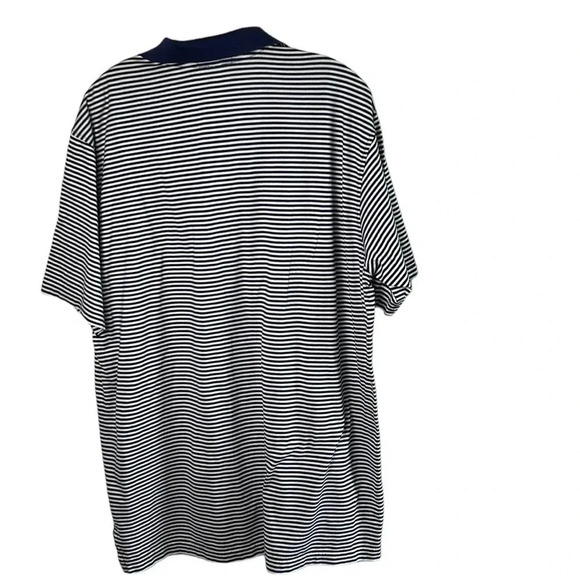 Peter Millar golf shirt,men XL.Blue,striped,Windmill Lakes polo shirt EC - Picture 3 of 11
